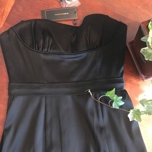 NWT BCBG Maxazria Black Corset Dress 4
